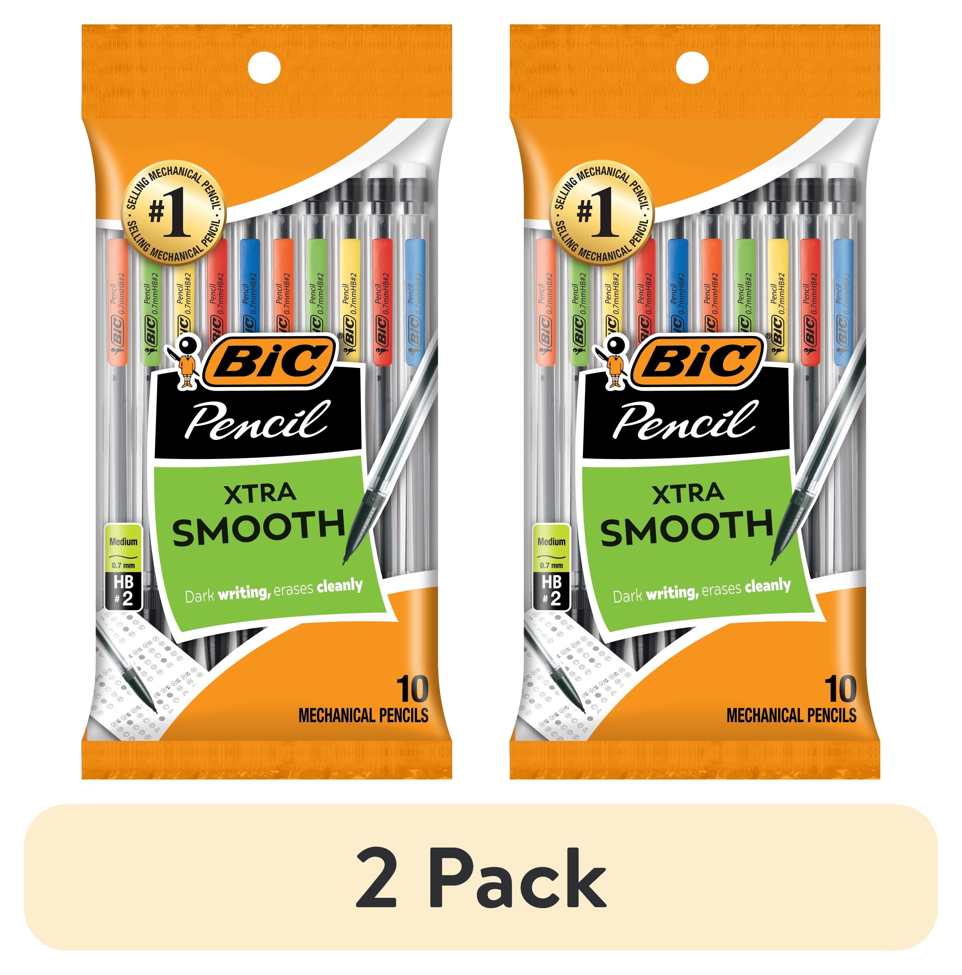 (2 pack) BIC Xtra Smooth Mechanical Pencil, 0.7 mm, 10 Count