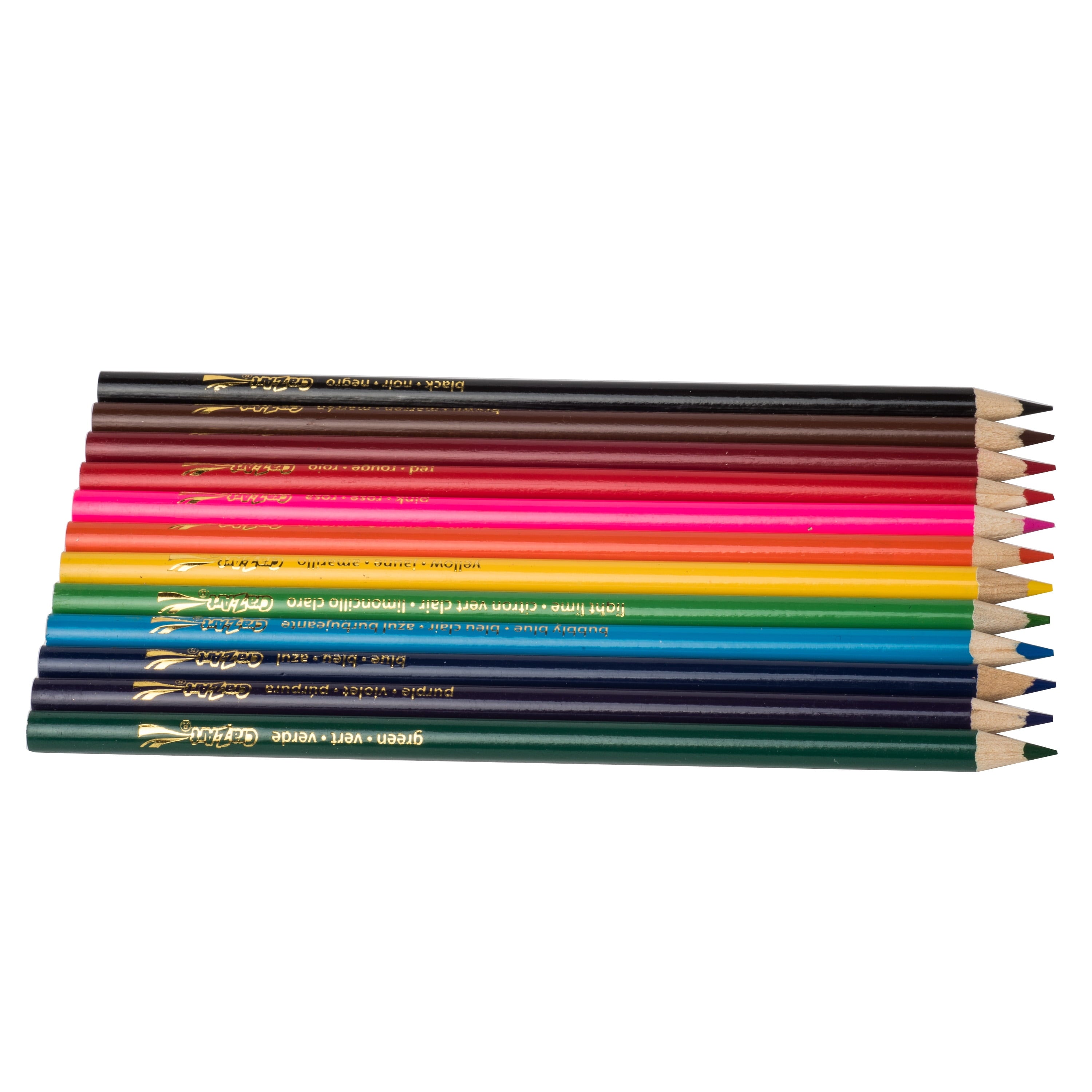 (4 pack) Cra-Z-Art Colored Pencils, 12 Assorted Colors, School Supplies, Classroom Supplies