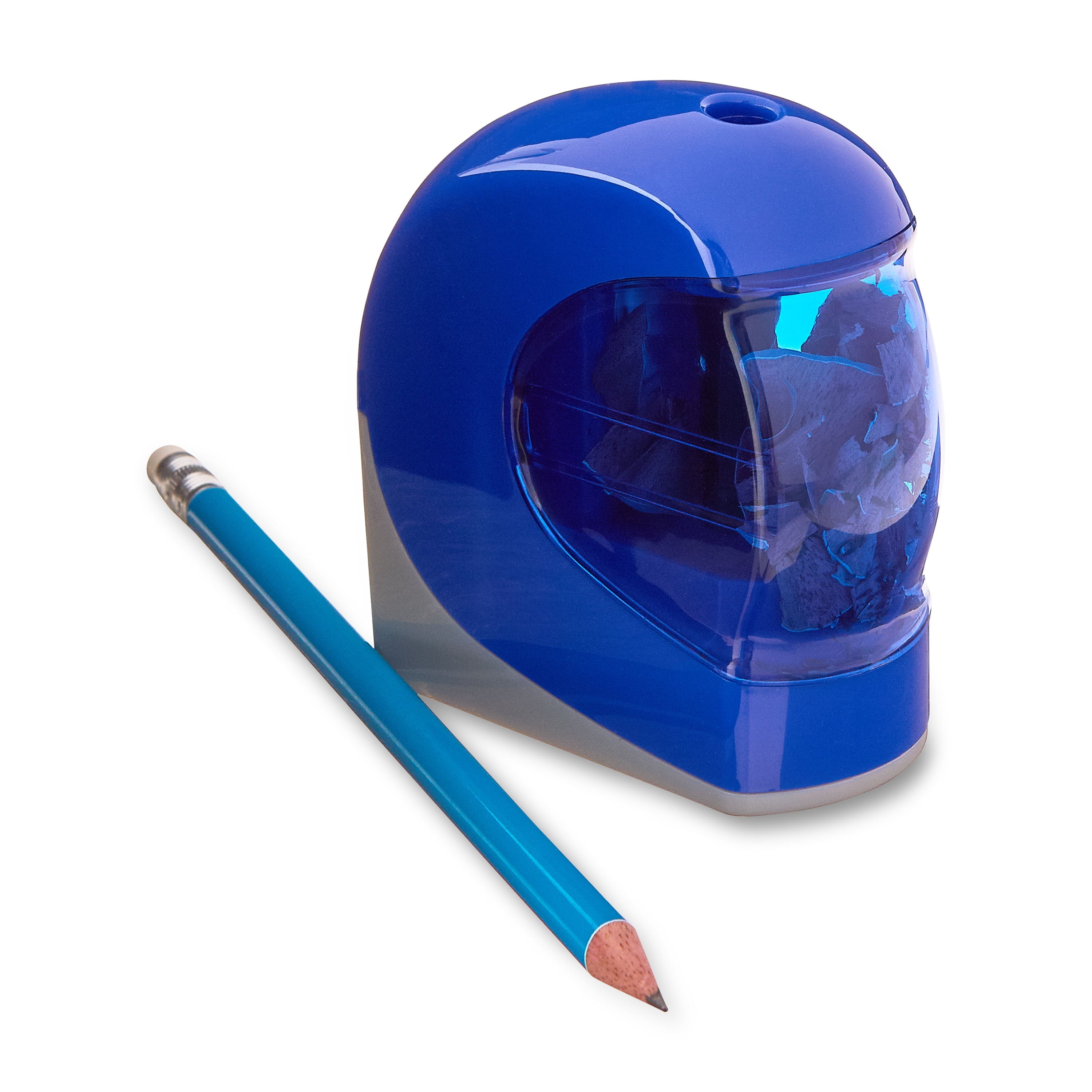 (3 pack) Pen+Gear Battery-Operated Pencil Sharpener, Blue