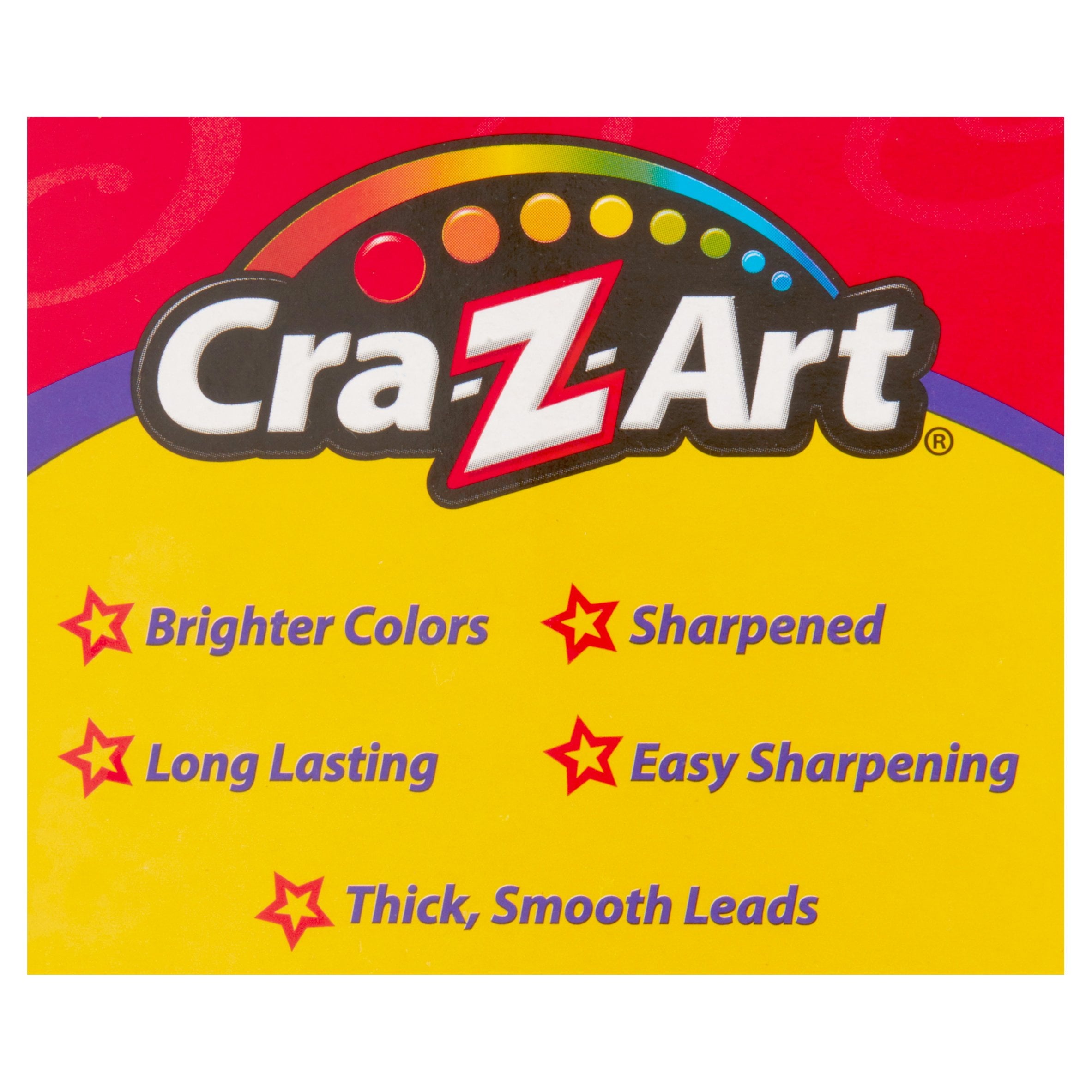 (4 pack) Cra-Z-Art Colored Pencils, 12 Assorted Colors, School Supplies, Classroom Supplies
